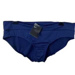 New! Nike Navy Sports Athletic Bikini Bottom XL